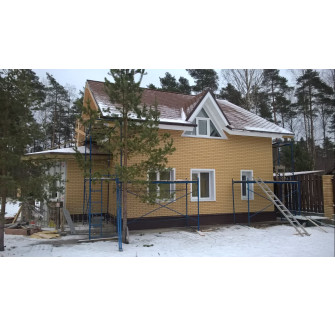 Фасадная панель BrickPanel, желтый кирпич