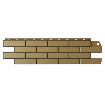Фасадная панель BrickPanel, желтый кирпич
