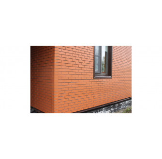 Фасадная панель BrickPanel, красный кирпич