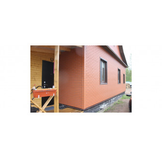 Фасадная панель BrickPanel, красный кирпич