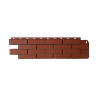 Фасадная панель BrickPanel, красный кирпич