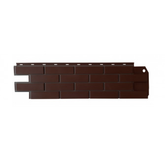 Цокольная панель BrickPanel, коричневый кирпич