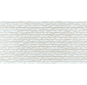 Фиброцементный сайдинг "Компетент Стандарт" текстура "Сланец мелкорельефный" Белый
