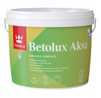 TIKKURILA BETOLUX AKVA краска для пола водоразбавляемая, полуглянцевая, база C (2,7л)