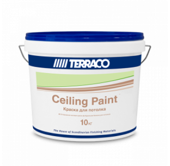TERRACO CELLING PAINT краска акриловая для потолка, матовая (5кг)
