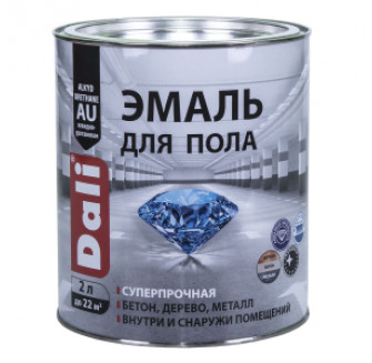 Dali Эмаль для пола алкидно-уретановая моющаяся, База А (2л)