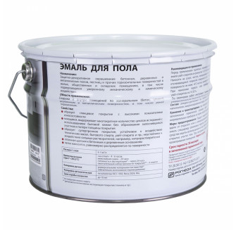 Dali Эмаль для пола алкидно-уретановая моющаяся, бежевый RAL 7032 (9л)