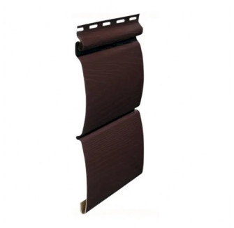 Виниловый сайдинг FineBer BlockHouse Extra Acrylyc Темный дуб