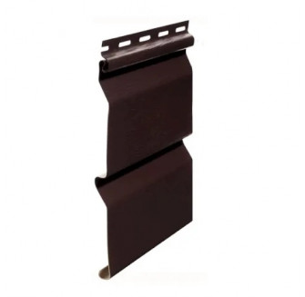 Виниловый сайдинг FineBer Standart Extra Acrylyc Корабельный брус Темный дуб