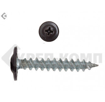 Саморез ПШО острый 4,2х25 RAL8019 (500шт) КРЕП-КОМП