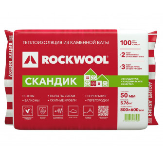 Rockwool Скандик 100 мм
