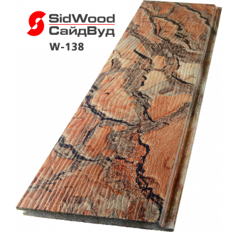 Фиброцементный сайдинг SidWood 3000x190x10 мм W-138 Клик