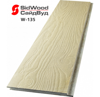 Фиброцементный сайдинг SidWood 3000x190x10 мм Однотонный W-135 Клик